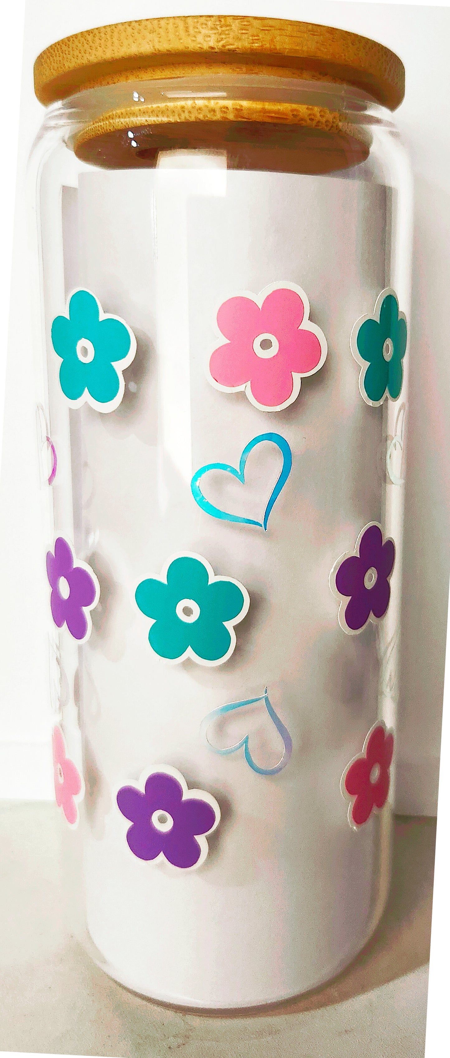 Mother's Day Glass Tumbler Drink