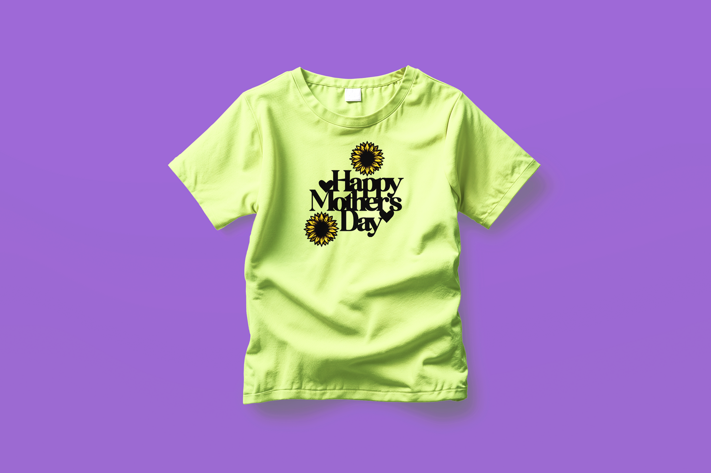 Mother's Day Sun Flower Iron On Transfer For Shirts and Jumpers