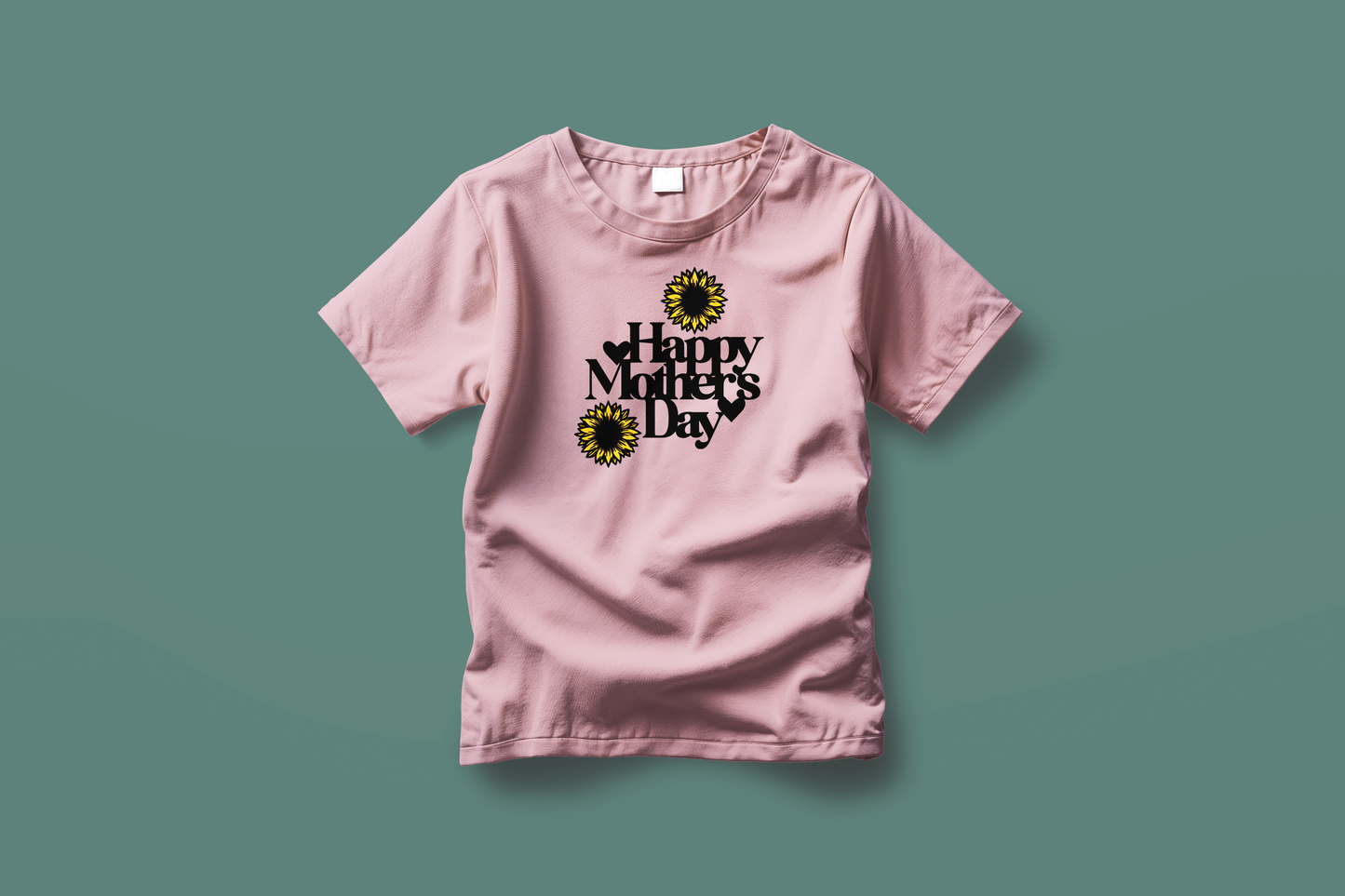 Mother's Day Sun Flower Iron On Transfer For Shirts and Jumpers