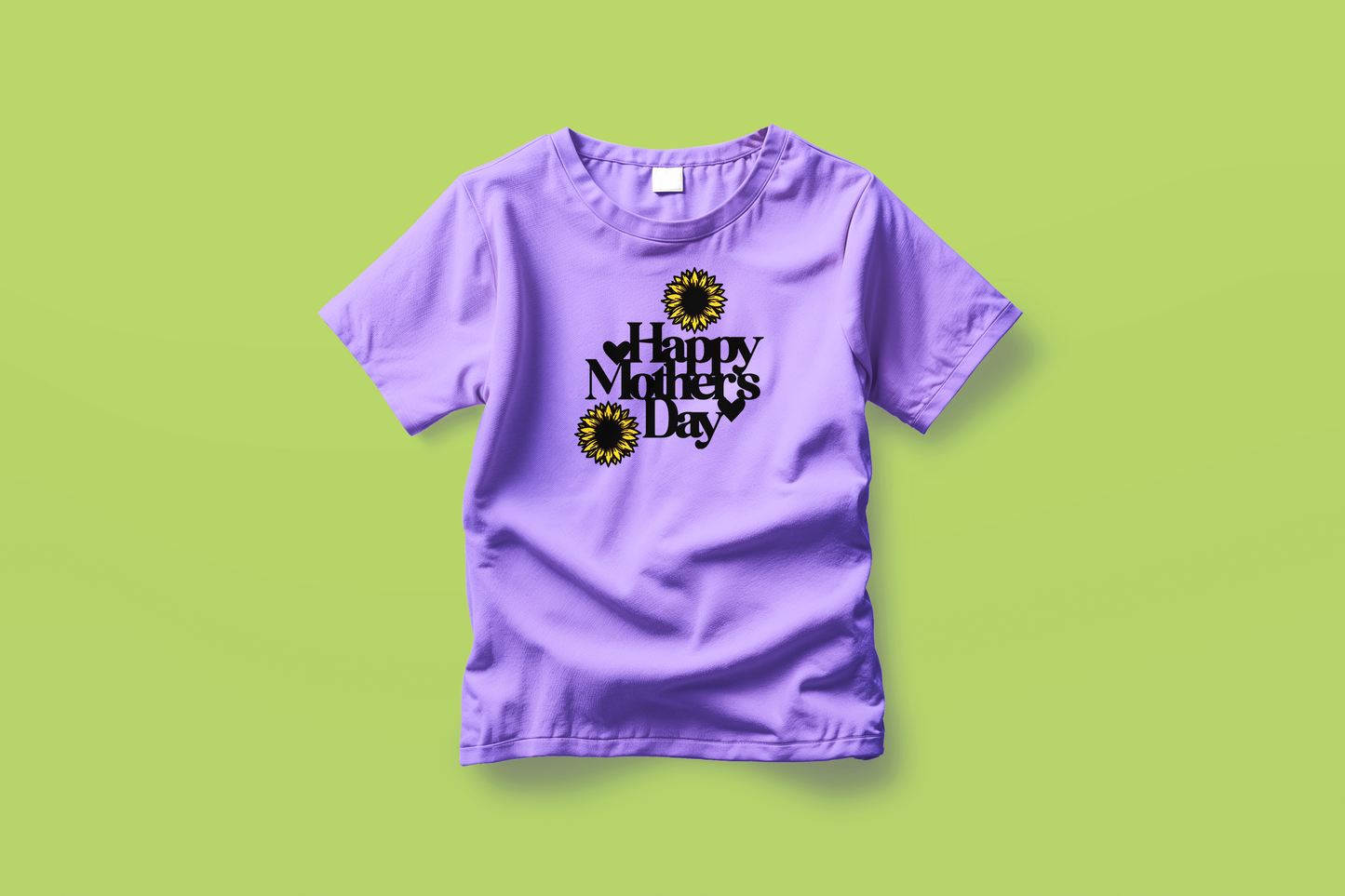 Mother's Day Sun Flower Iron On Transfer For Shirts and Jumpers