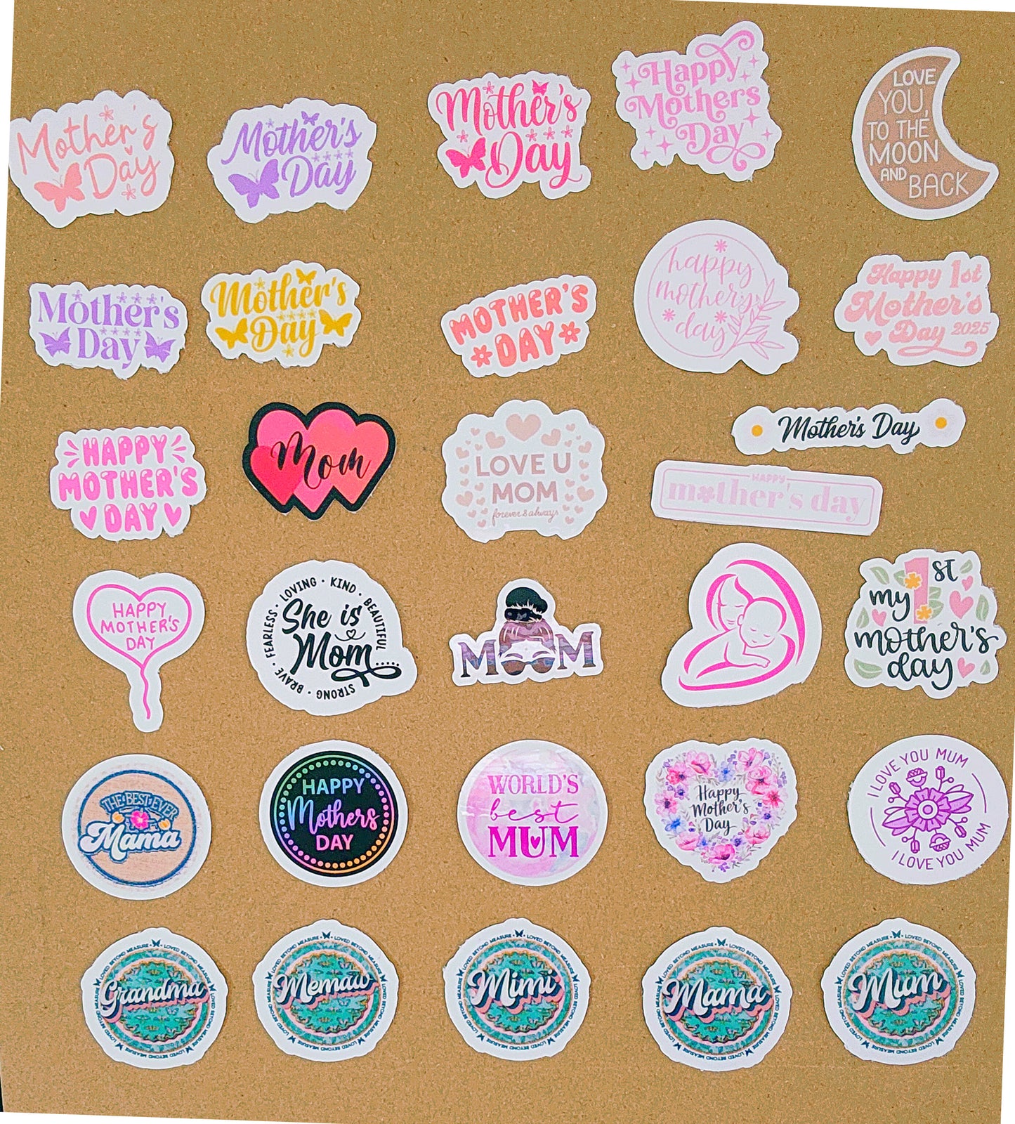 Mothers Day Stickers