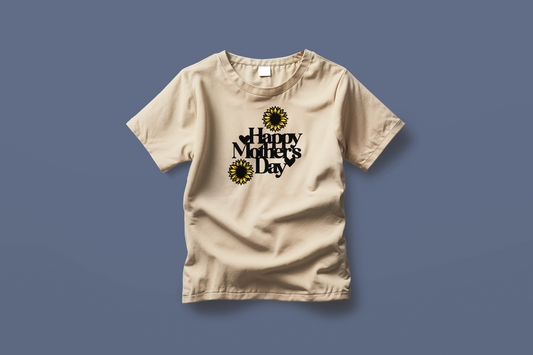 Mother's Day Sun Flower Iron On Transfer For Shirts and Jumpers