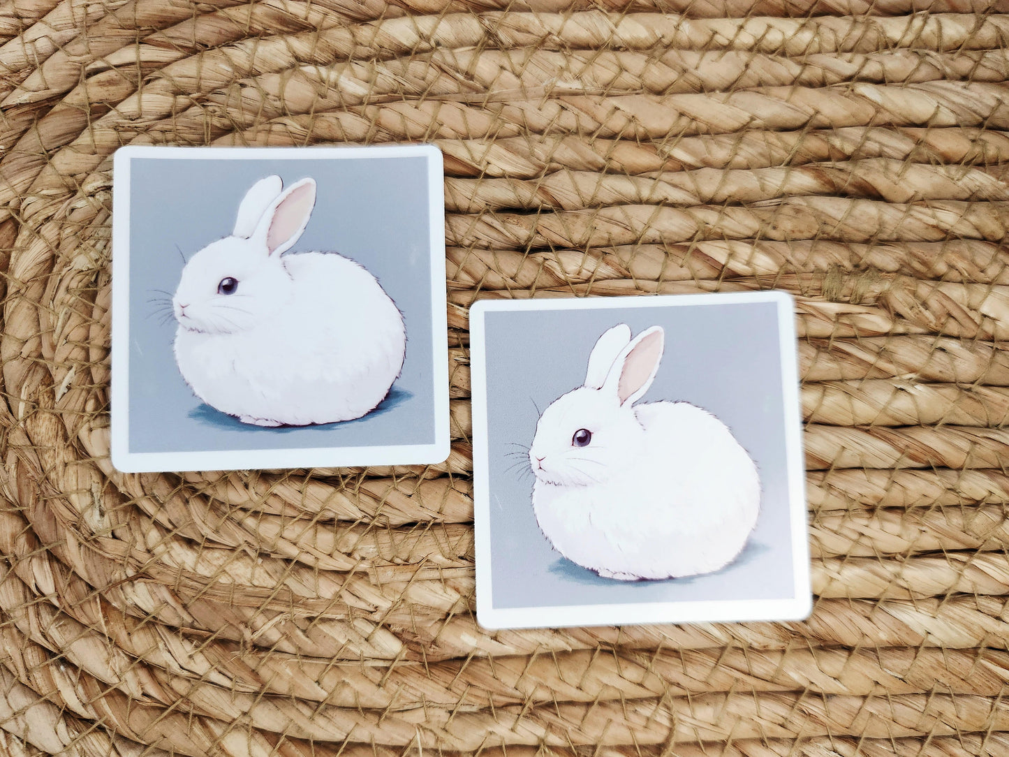 Fluffy Bunny Sticker